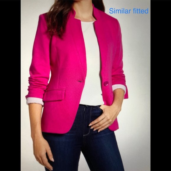 GAP Gray Blazer w/ Notched Collar - Picture 6 of 6